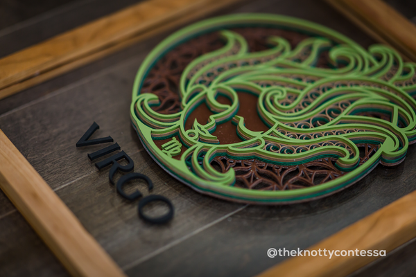 The Constellation Collection - VIRGO (August 23 – September 22) - Zodiac Mandala Astrological Sign