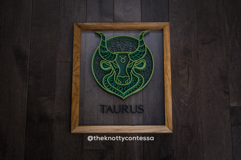The Constellation Collection - TAURUS (April 20 – May 20) - Zodiac Mandala Astrological Sign