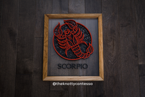 The Constellation Collection - SCORPIO (October 23 – November 21) - Zodiac Mandala Astrological Sign