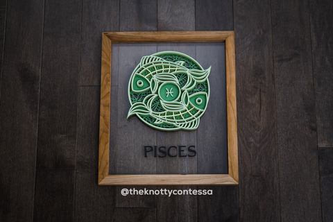 The Constellation Collection - PISCES (February 19 - March 20) - Zodiac Mandala Astrological Sign