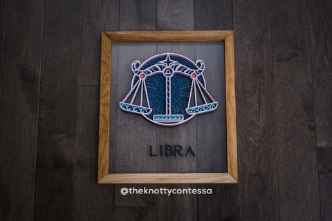 The Constellation Collection - LIBRA (September 23 – October 22) - Zodiac Mandala Astrological Sign