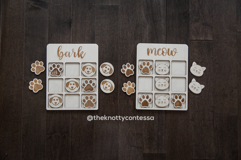 Meow/Bark Tac Toe (Tic Tac Toe)